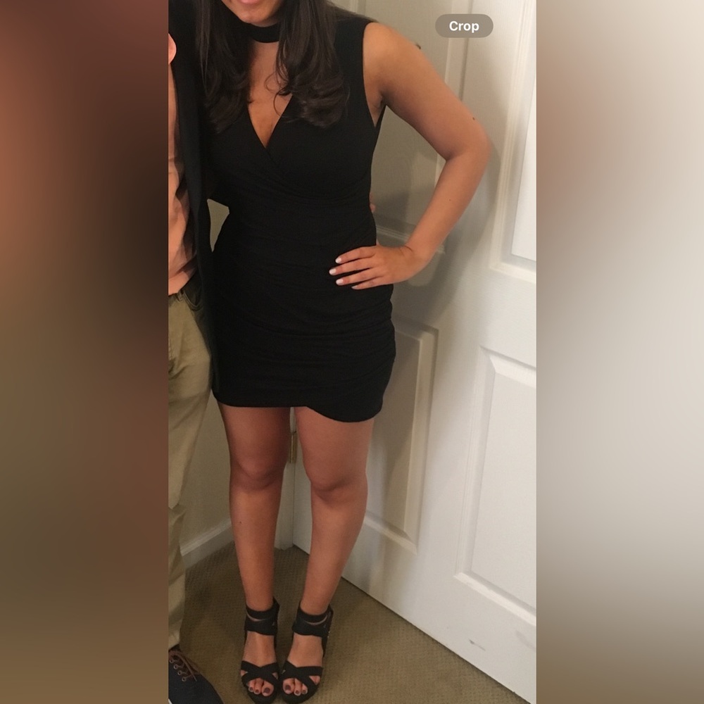 PrettyLittleThing Black Mini Dress